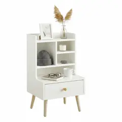 GENERICO - Velador Organizador Zulma Blanco Armado