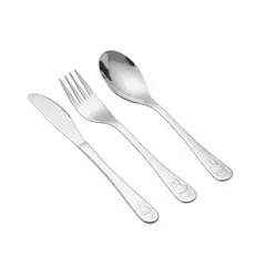 SANTORAL - Cubiertos Bebé Conejo - Acero