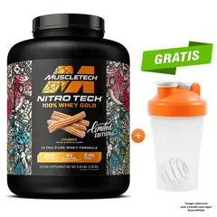 Muscletech - Proteína Nitro tech 100% Whey Gold 2.32 kg Churro