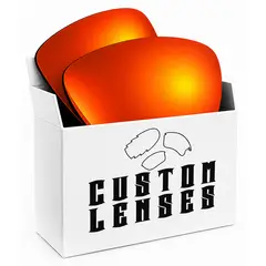 CUSTOM - Lunas repuesto compatibles para lentes de sol compatibles Crankshaft Oo9239 - Rojas