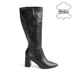 KALURI - Bota Alta para Mujer – Kiara 05 Negra