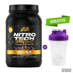 MUSCLETECH - NITRO TECH 100% WHEY GOLD 2LBS DOBLE RICH CHOCOLATE