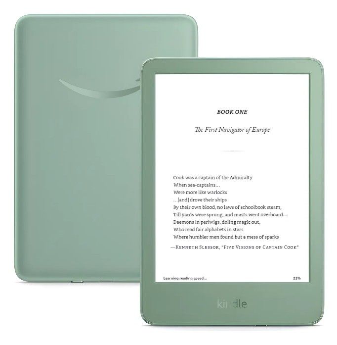 Kindle 2024 - 11 Gen - 6" Tamaño de la pantalla, 16GB - Matcha