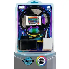 GENERICO - Tira De Luces Led RGB Multicolor Fiesta 5 Metros Con Aplicativo