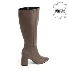 KALURI - Bota Alta para Mujer – Kiara 05 Chocolate