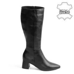 KALURI - Bota Alta para Mujer – Kiara 06 Negra
