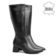 KALURI - Bota Alta para Mujer – Kiara 06 Negra