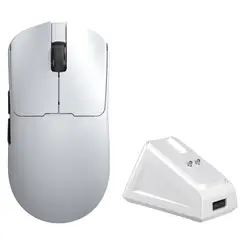AULA - Mouse Gamer SC380 PRO Inalambrico Bluetooth 12000 DPI Blanco
