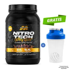 MUSCLETECH - Nitro Tech 100% Whey Gold Chocolate 907 GR Polvo Oral