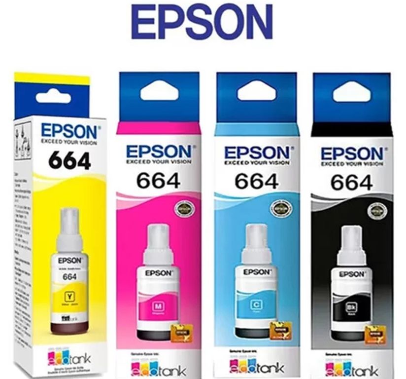Kit De 4 Tintas T664