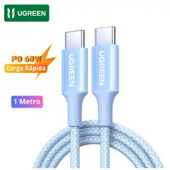 UGREEN - Cable Type C a Tipo C 60W 1 Metros para iPhone 17 16 15 Pro Max Samsung Honor Xiaomi