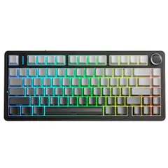 AULA - Teclado Mecanico F75PRO RGB Inalambrico Gradient Gris Switch Reaper