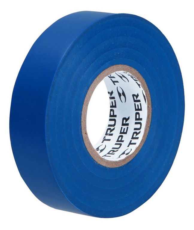 Cinta aislante azul 19 mm x 18 m 12505