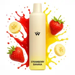 VAPE - IFlawlss 1300 Puffs Strawberry Banana – Dulce Cremoso Tropical
