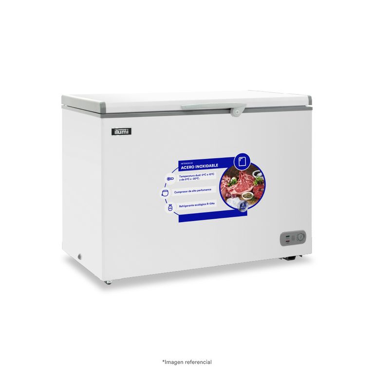 Congelador dual de 340 Litros BLANCO