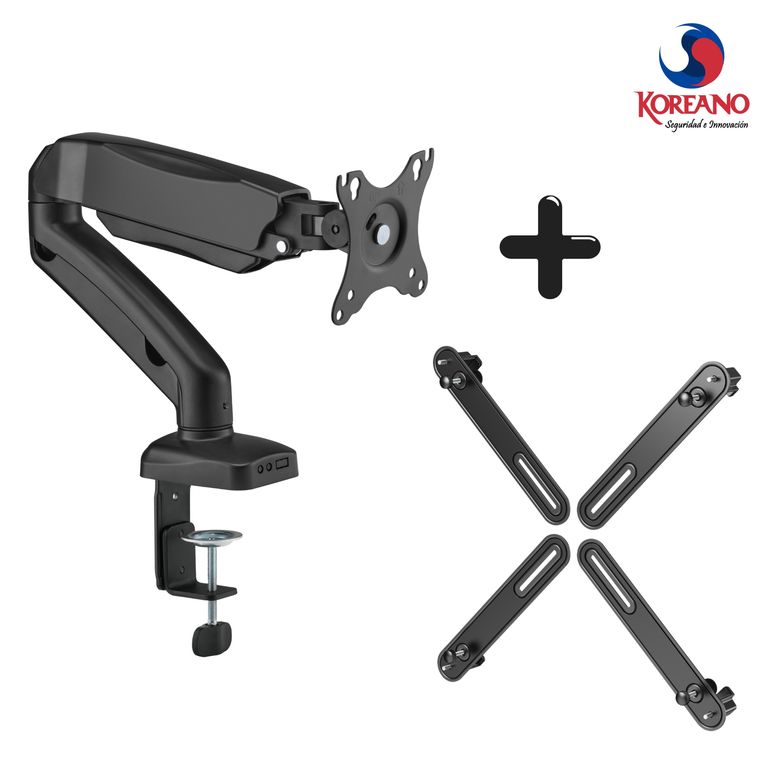 Soporte de Escritorio para Monitor 17”–32” + Adaptador VESA Universal K012-X11