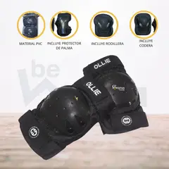 OLLIE - Set de Protección Para niños SET BLACK