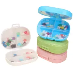 GENERICO - Pastillero Semanal Pill Box Organizador De Pastillas 2unds