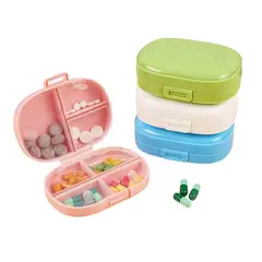 GENERICO - Pastillero Semanal Pill Box Organizador De Pastillas 2unds