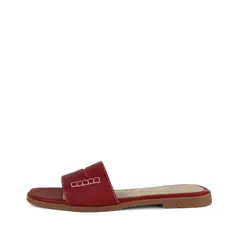 DONNA CATTIVA - Sandalias Flat Antifaz Rojo