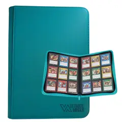 ULTIMATE MINDER - Album para 360 Cartas coleccionables Binder - Turquesa Premium