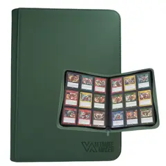 ULTIMATE MINDER - Album para 360 Cartas coleccionables Binder - Verde Premium