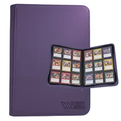 ULTIMATE MINDER - Album para 360 Cartas coleccionables Binder - Morado Premium