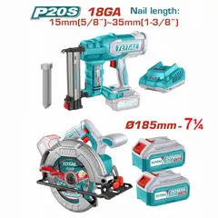TOTAL TOOLS - Sierra Circular 7¼ + Clavadora 18-35mm-TOSLI240866