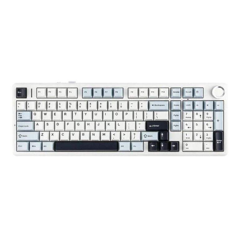 TECLADO F99 PRO INALAMBRICO MECANICO SW-STAR VECTOR RGB BLANCO-CELES-NEGRO