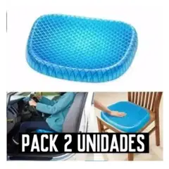 SM - Cojín Silicona Gel Ortopédico Anatómico + Funda 1000g x 2 Unidades