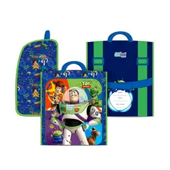 DISNEY PIXAR - Set de Mochila con Ruedas Oficio Lonchera y Cartuchera Toy Story