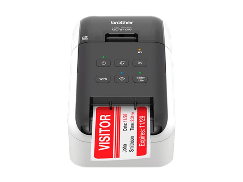 IMPRESORA ETIQUETADORA QL-810W A NEGRO Y ROJO