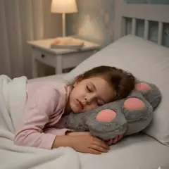 GENERICO - Cojín de Huellita Gris 45cm