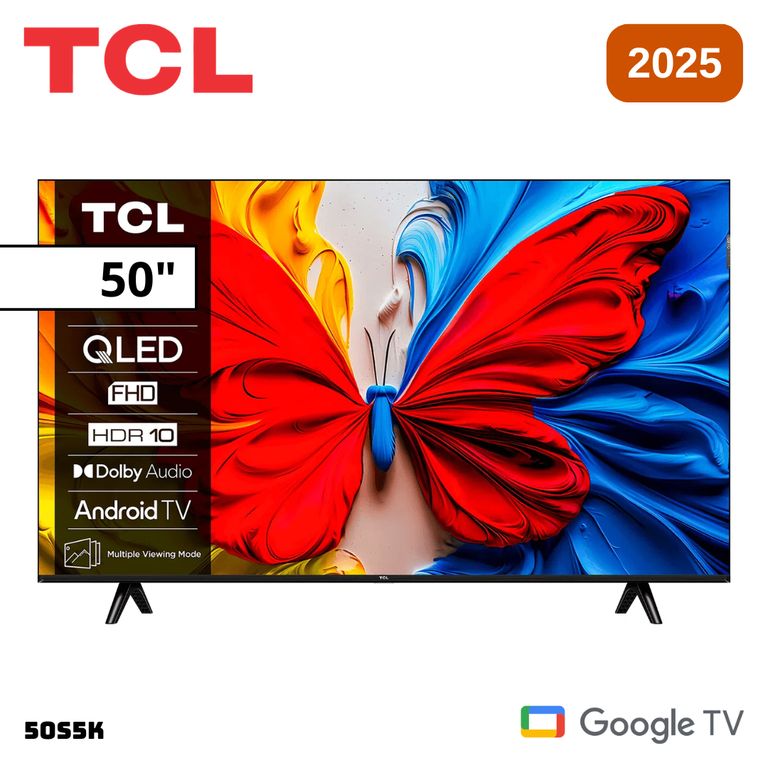 TELEVISOR 50 QLED SMART TV GOOGLE TV FHD 2025 - 50S5K