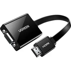 UGREEN - 40248 Adaptador HDMI a VGA + Puerto de audio