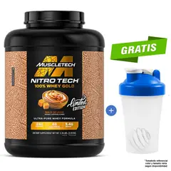 MUSCLETECH - Nitro Tech 100% Whey Gold Dulce de Leche 2.33 kg Polvo Oral