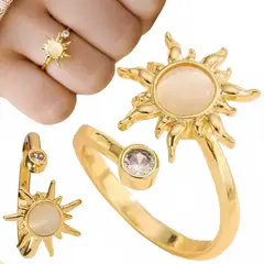 GENERICO - Anillos Ajustable De Alivio De Ansiedad, Mujer Anillos Giratorios