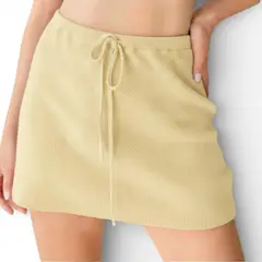 GENERICO - Salida de playa De Hilo 359-12 Color Amarillo