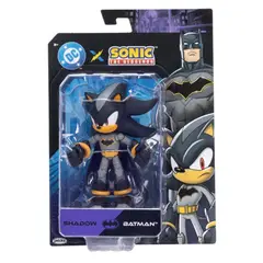JAKKS PACIFIC - SONIC DC Comics SHADOW como BATMAN Sonic The Hedgehog