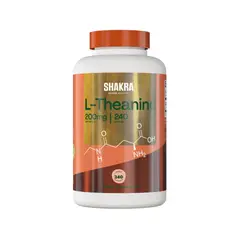 SHAKRA - L-Teanina Theanine 200mg 240 Capsulas