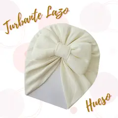 GENERICO - Turbante para bebe en Lazo de algodón pima
