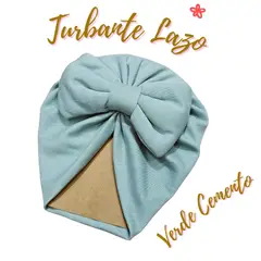 GENERICO - Turbante para bebe en Lazo de algodón pima
