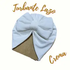 GENERICO - Turbante para bebe en Lazo de algodón pima