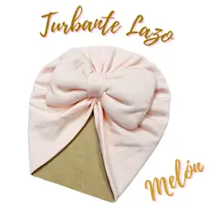 GENERICO - Turbante para bebe en Lazo de algodón pima