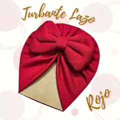 GENERICO - Turbante para bebe en Lazo de algodón pima