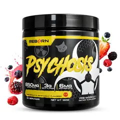 GENERICO - Psychosis 30 Servicios / Pre-entreno Reborn - Tropical Punch