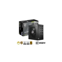 MSI - FUENTE DE PODER MAG A850GL PCIE5 850W 80 PLUS Gold Formato ATX. 3.1