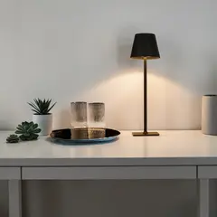 GENERICO - LAMPARA LED DE ESCRITORIO - NEGRO