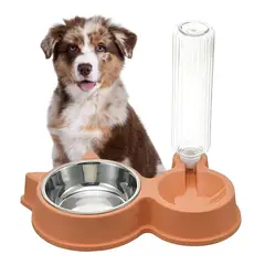 GENERICO - Dispensador AUTOMÁTICO de Botella Talla XL para Mascotas MELÓN