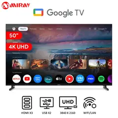 MIRAY - Televisor MK50 E2000GBT Google TV LED 4K UHD 50